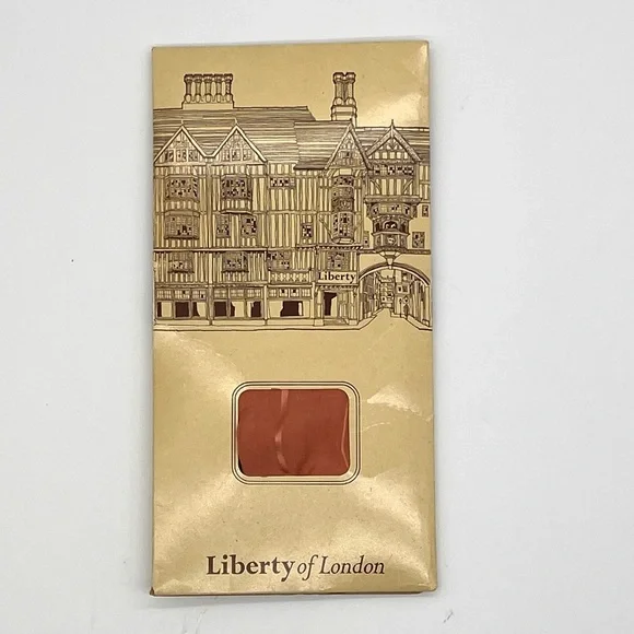 Liberty of London 100% Silk Coral Scarf Italy NWT - Picture 2 of 16